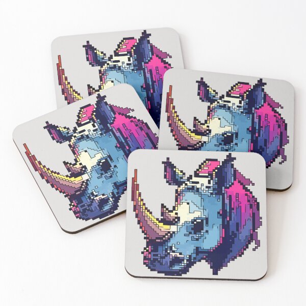 Item preview, Pixel Rhino designed and sold by NaturePixel.