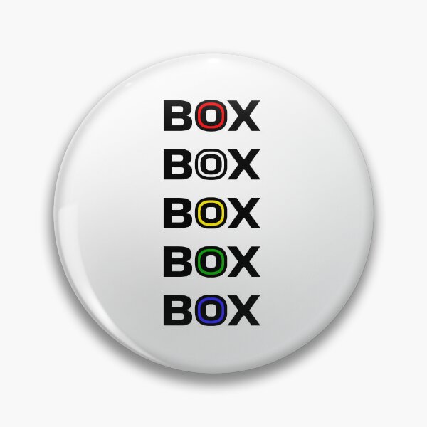 Item preview, F1 Box Box Box in Tyre Colours (all) designed and sold by Dougie Middleton.