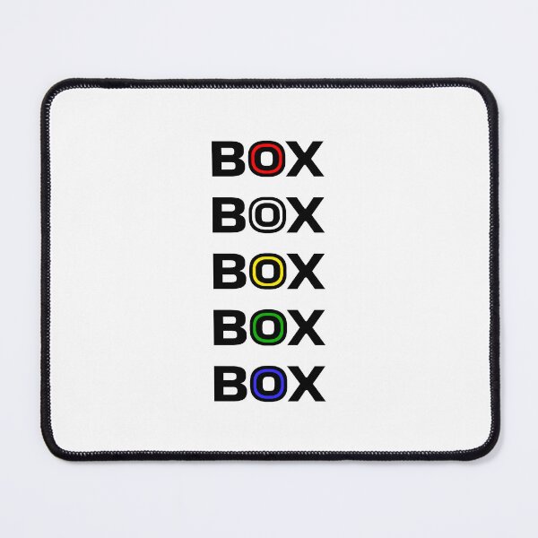 Item preview, F1 Box Box Box in Tyre Colours (all) designed and sold by Dougie Middleton.