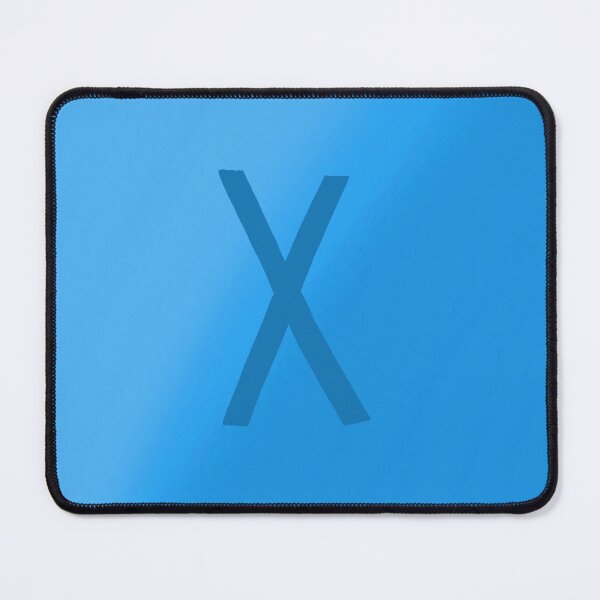 Item preview, Light Blue X with Gradient Background designed and sold by MusicQueen17.