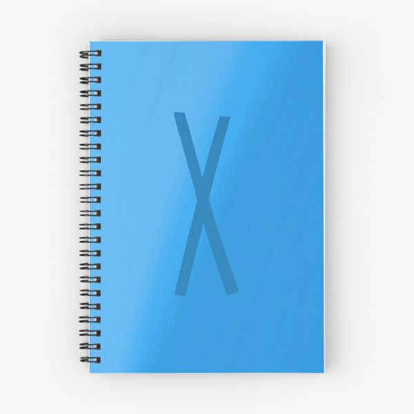 Item preview, Light Blue X with Gradient Background designed and sold by MusicQueen17.