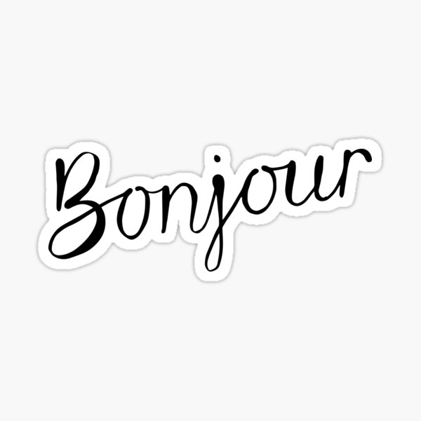 Aperçu de l'œuvre Bonjour - Bonjour créée et vendue par Lyn Ellison.