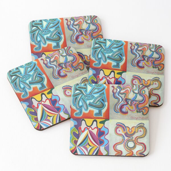 Item preview, 4 pop abstract designed and sold by Diego Manuel Rodriguez.