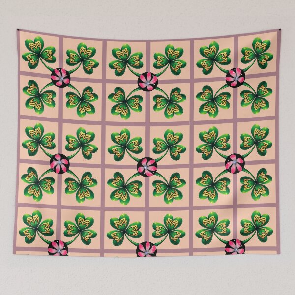 Item preview, Lucky Clover Hearts designed and sold by Grang Art Artistic Designs.