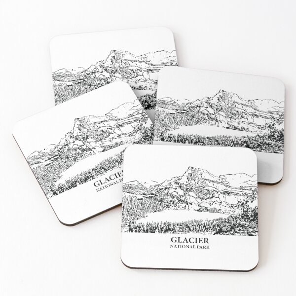 Item preview, Glacier National Park designed and sold by Lakeric Cityscapes.