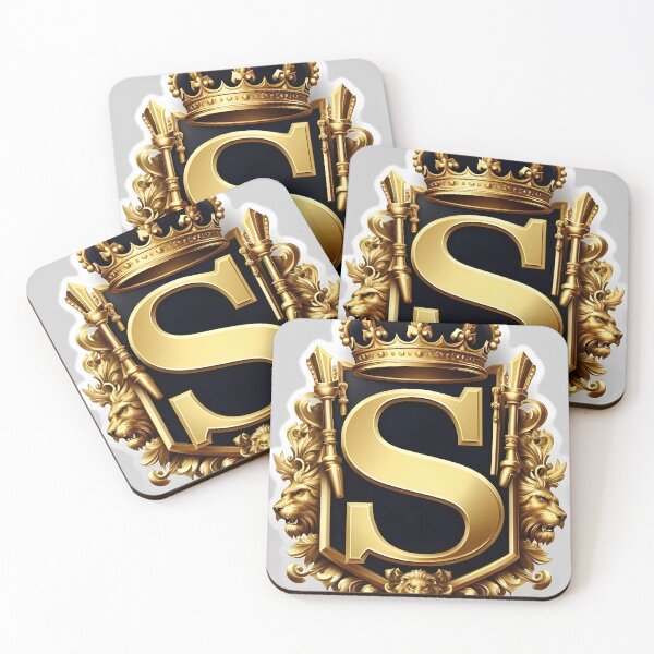 Item preview, a regal and ornate crest featuring a prominent letter "S" designed and sold by ShihawyAhmad.
