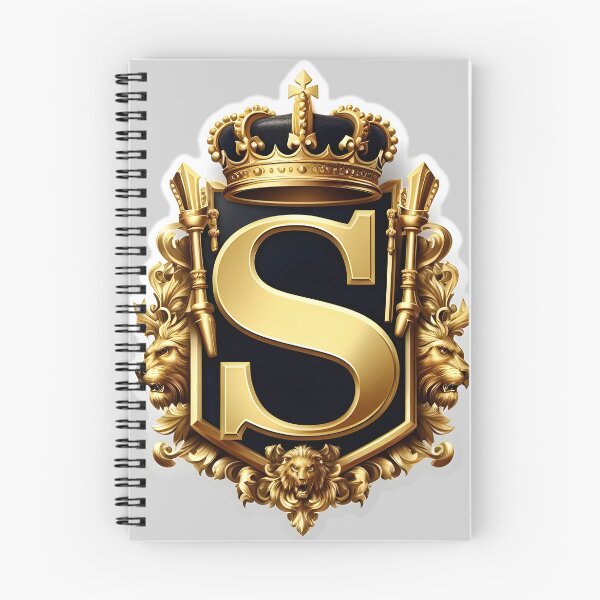 Item preview, a regal and ornate crest featuring a prominent letter "S" designed and sold by ShihawyAhmad.