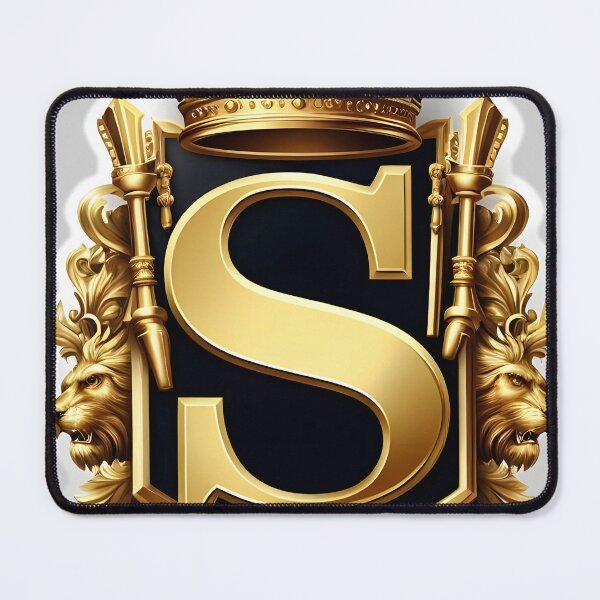 Item preview, a regal and ornate crest featuring a prominent letter "S" designed and sold by ShihawyAhmad.