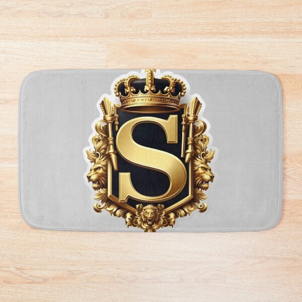 Item preview, a regal and ornate crest featuring a prominent letter "S" designed and sold by ShihawyAhmad.
