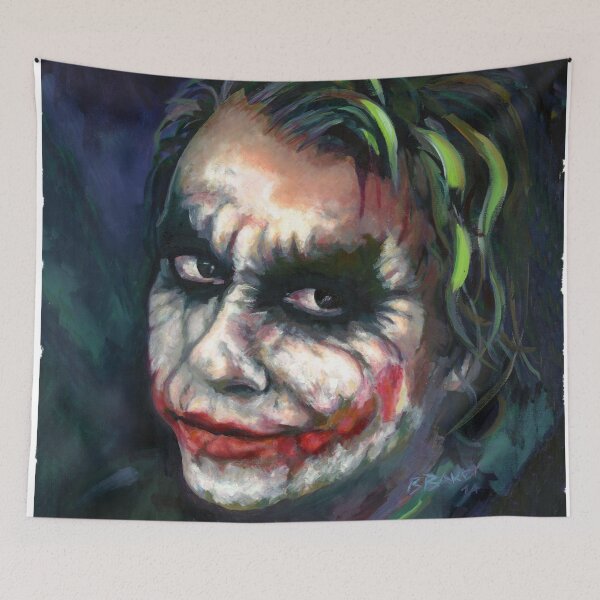 Item preview, Fragile Gaze Inspired By Heath Ledger Painted By Barrie J Baker designed and sold by Lakes-Legends.