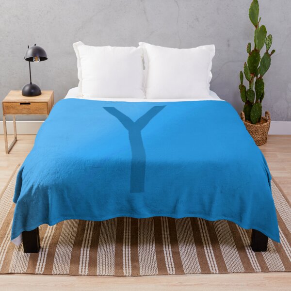 Item preview, Light Blue Y with Gradient Background designed and sold by MusicQueen17.