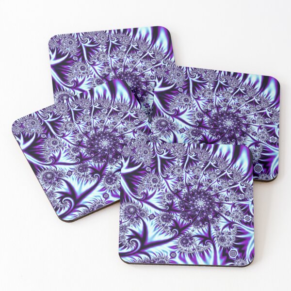 Item preview, Abstract Purple Fractal Wildflowers designed and sold by SXW Designs.