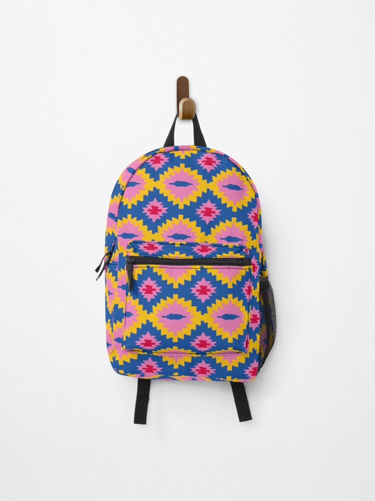 Thumbnail 1 of 3, Backpack, Geometric Rug Pattern designed and sold by aliza-shop.