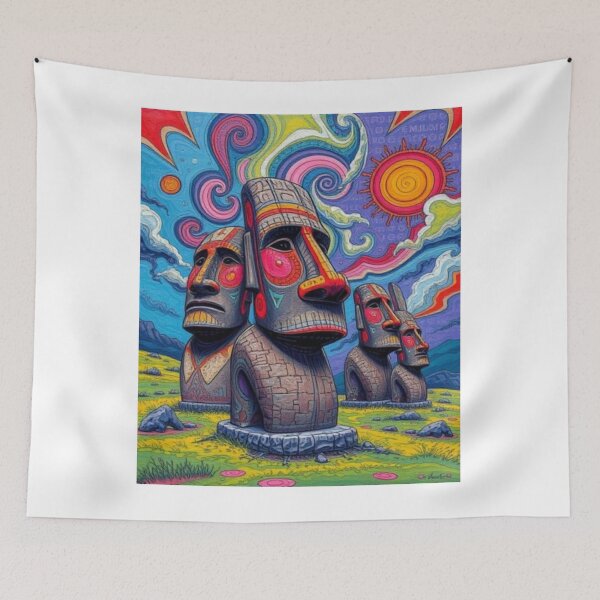 Item preview, Moai Eastern Island Classic T-Shirt designed and sold by PrzemekFanShop.