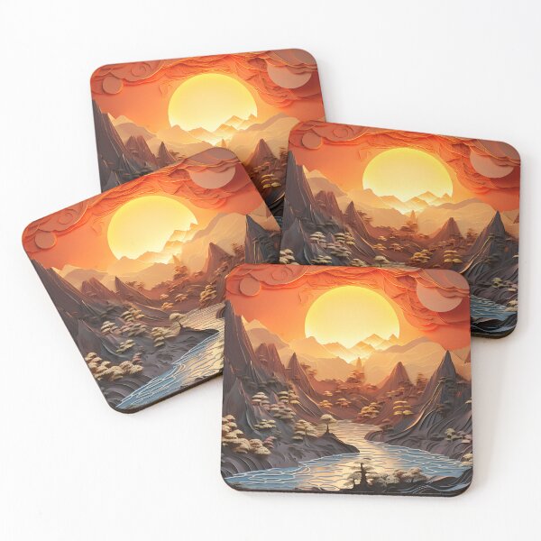 Artikelvorschau, Papierhandwerk - Sonnenuntergang entworfen und verkauft von KootenayDesigns.