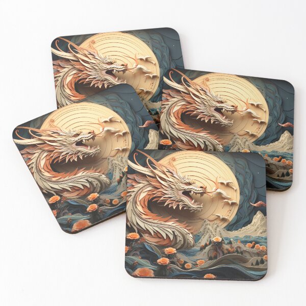Item preview, Paper Craft - Tan Dragon designed and sold by KootenayDesigns.