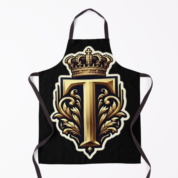 Item preview, a regal and ornate crest featuring a prominent letter "T" designed and sold by ShihawyAhmad.
