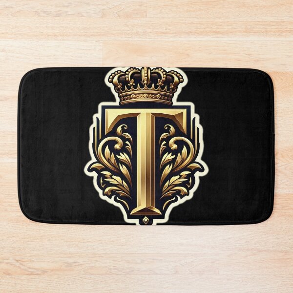 Item preview, a regal and ornate crest featuring a prominent letter "T" designed and sold by ShihawyAhmad.