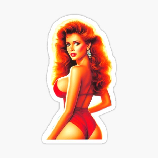 Item preview, Hot Redhead Girl designed and sold by PulpVintage.