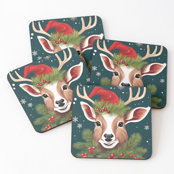 Item preview, Christmas reindeer drawing designed and sold by Lilou13Magasin.