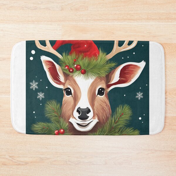 Item preview, Christmas reindeer drawing designed and sold by Lilou13Magasin.