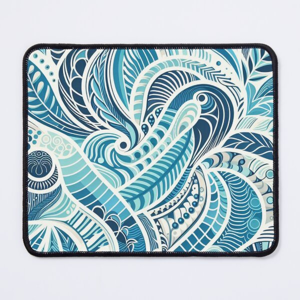 Item preview, Floral Blue designed and sold by blackwhiteblue.