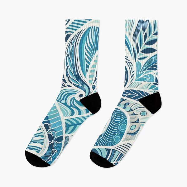 Item preview, Floral Blue designed and sold by blackwhiteblue.