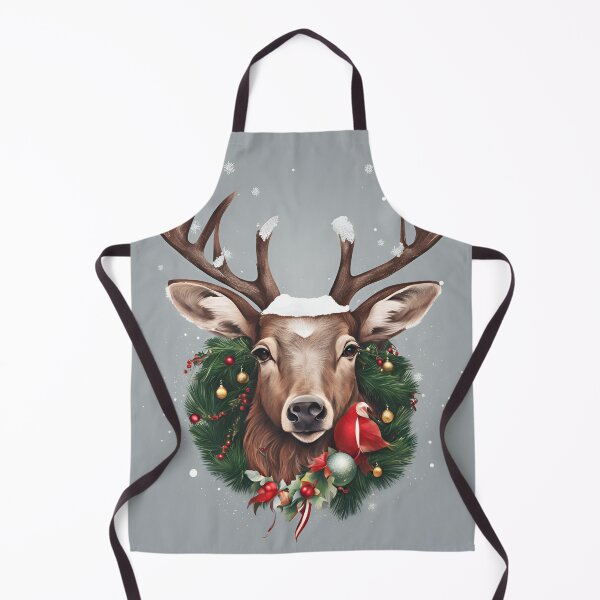 Item preview, Christmas reindeer drawing designed and sold by Lilou13Magasin.