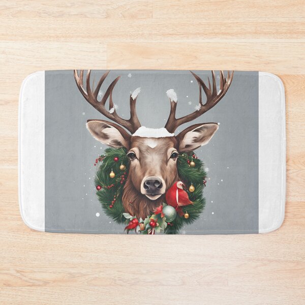 Item preview, Christmas reindeer drawing designed and sold by Lilou13Magasin.
