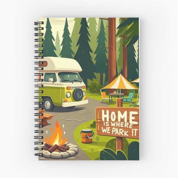 Item preview, Home Is Where We Park It – Camping Adventure designed and sold by jusmich.