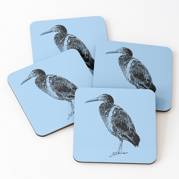 Item preview, Pacific Reef-Heron Black Design  designed and sold by designsasstultd.