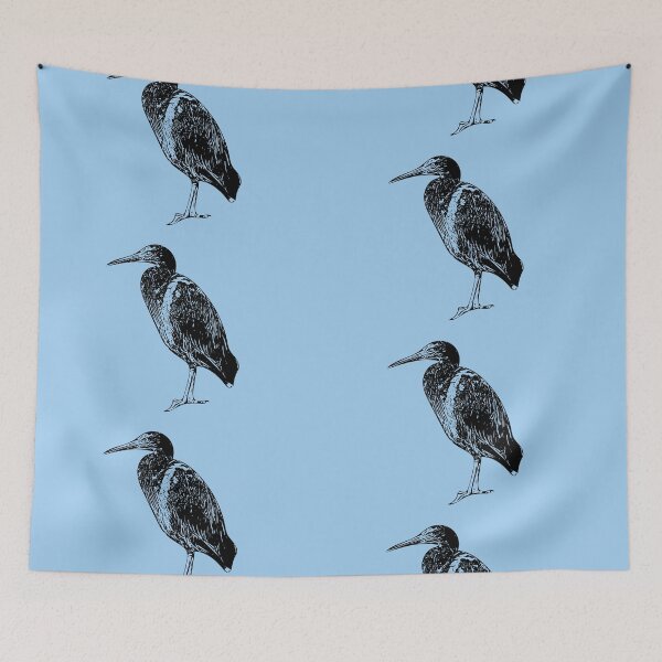Item preview, Pacific Reef-Heron Black Design  designed and sold by designsasstultd.