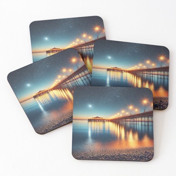 Item preview, Twilight Dreams: The Pier's Glow designed and sold by FantasyVillaArt.