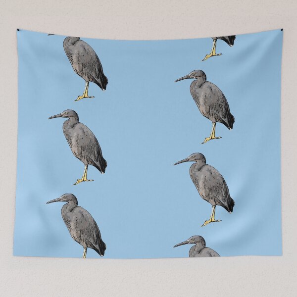 Item preview, Pacific Reef-Heron Black Alternate Design  designed and sold by designsasstultd.