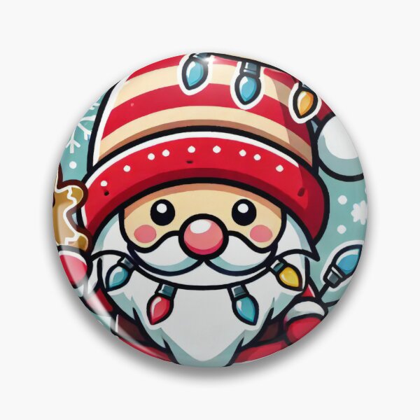 Item preview, Adorable Santa Gnome with Gingerbread and Lights designed and sold by lubushop1.