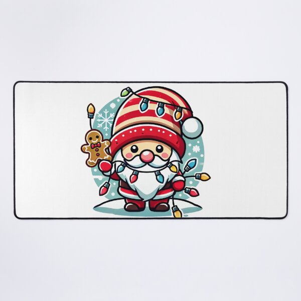 Item preview, Adorable Santa Gnome with Gingerbread and Lights designed and sold by lubushop1.