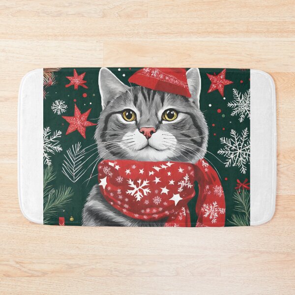 Item preview, Christmas cat designed and sold by Lilou13Magasin.