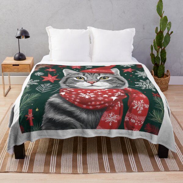 Item preview, Christmas cat designed and sold by Lilou13Magasin.