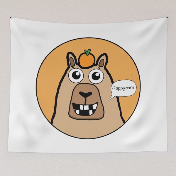 Item preview, Gappybara Capybara! designed and sold by ProfanityFarm.