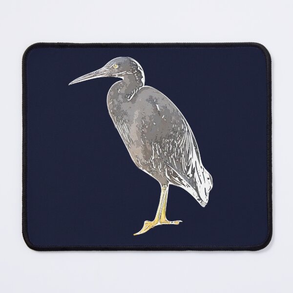 Item preview, Pacific Reef-Heron White Alternate Design  designed and sold by designsasstultd.