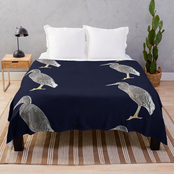 Item preview, Pacific Reef-Heron White Alternate Design  designed and sold by designsasstultd.
