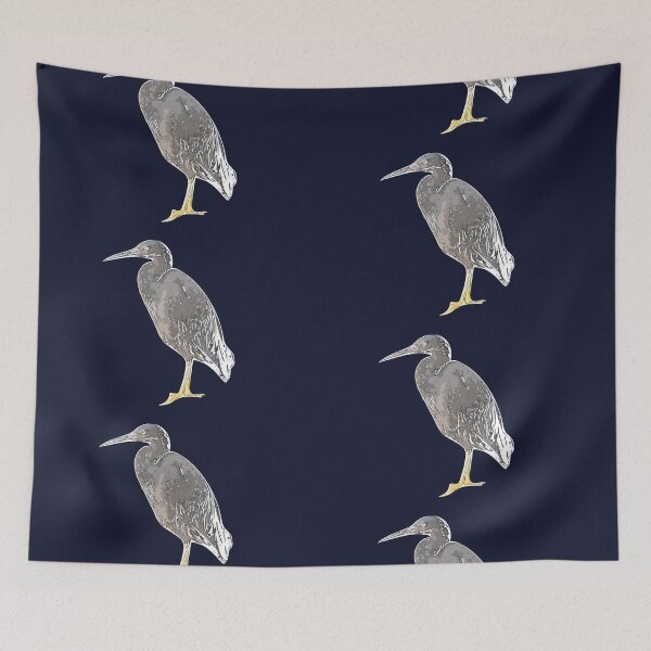 Item preview, Pacific Reef-Heron White Alternate Design  designed and sold by designsasstultd.