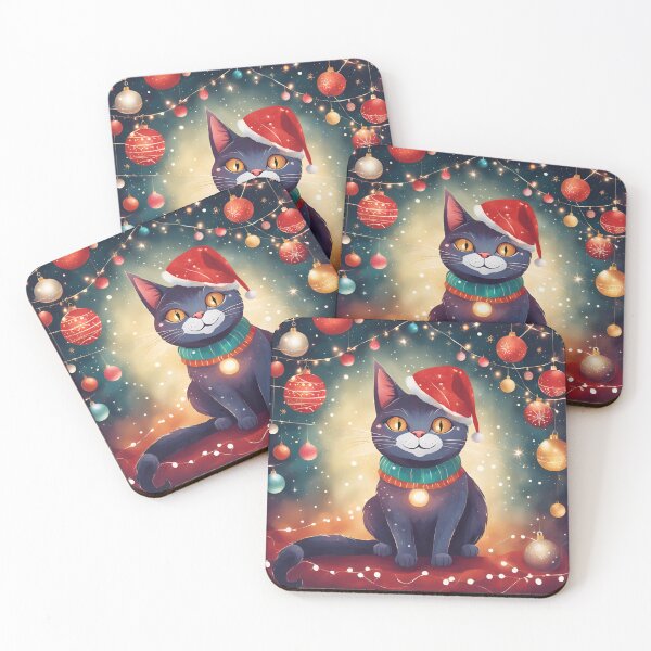 Item preview, Christmas cat designed and sold by Lilou13Magasin.