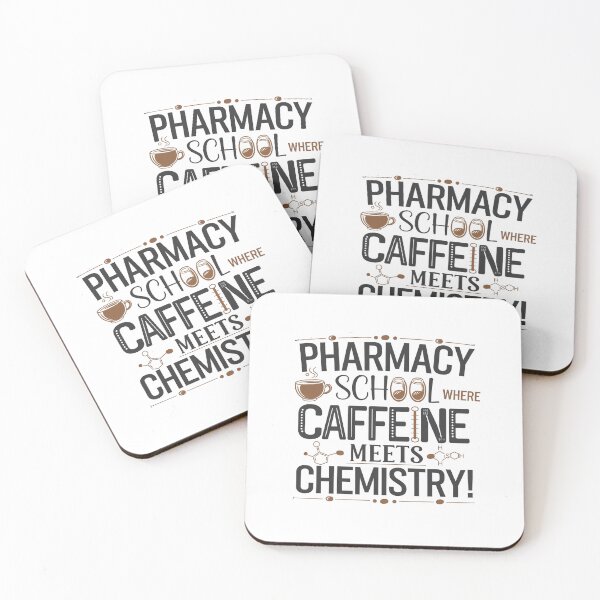 Item preview, Pharmacy School Where Caffeine Meets Chemistry! designed and sold by Mateusz Majcherek.