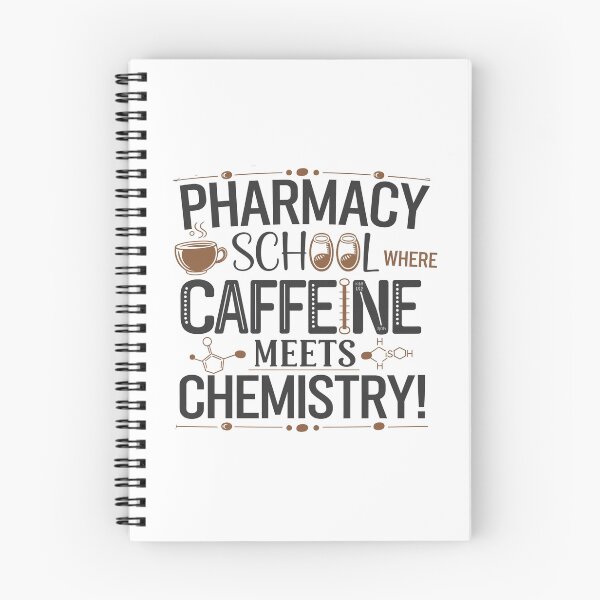 Artikelvorschau, Pharmazieschule: Wo Koffein auf Chemie trifft! entworfen und verkauft von Mateusz Majcherek.