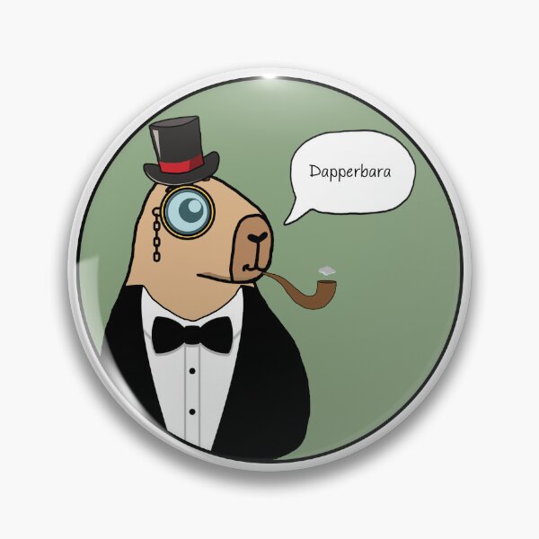 Item preview, Dapperbara Capybara! designed and sold by ProfanityFarm.