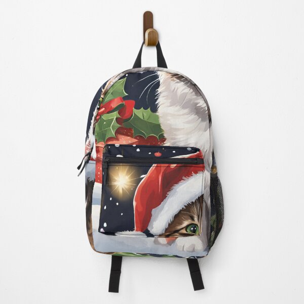 Item preview, Christmas cat in the snow designed and sold by Lilou13Magasin.