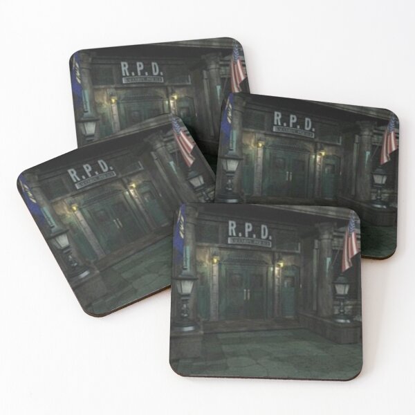 Item preview, Police station courtyard, Resident evil 3 designed and sold by PatronesKawai.