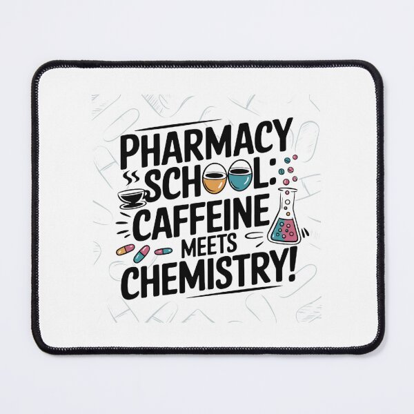 Item preview, Pharmacy School Where Caffeine Meets Chemistry! designed and sold by Mateusz Majcherek.