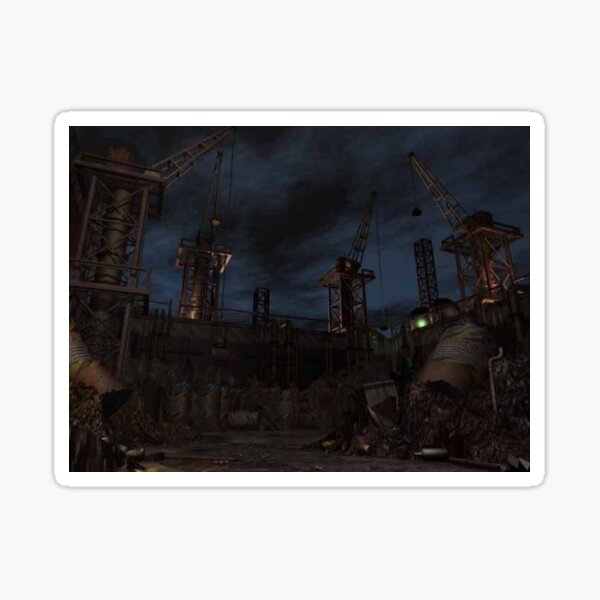 Item preview, Dead factory helicopter landing zone, Resident evil 3 designed and sold by PatronesKawai.